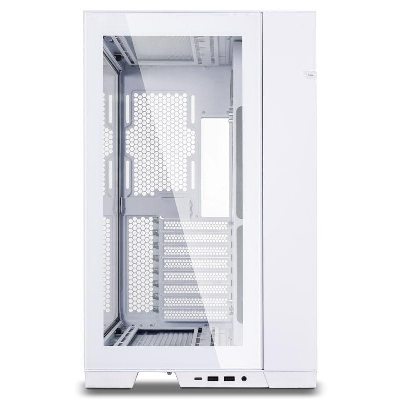 Kutia PC Lian Li O11 Dynamic EVO, midi tower, ARGB, e bardhë