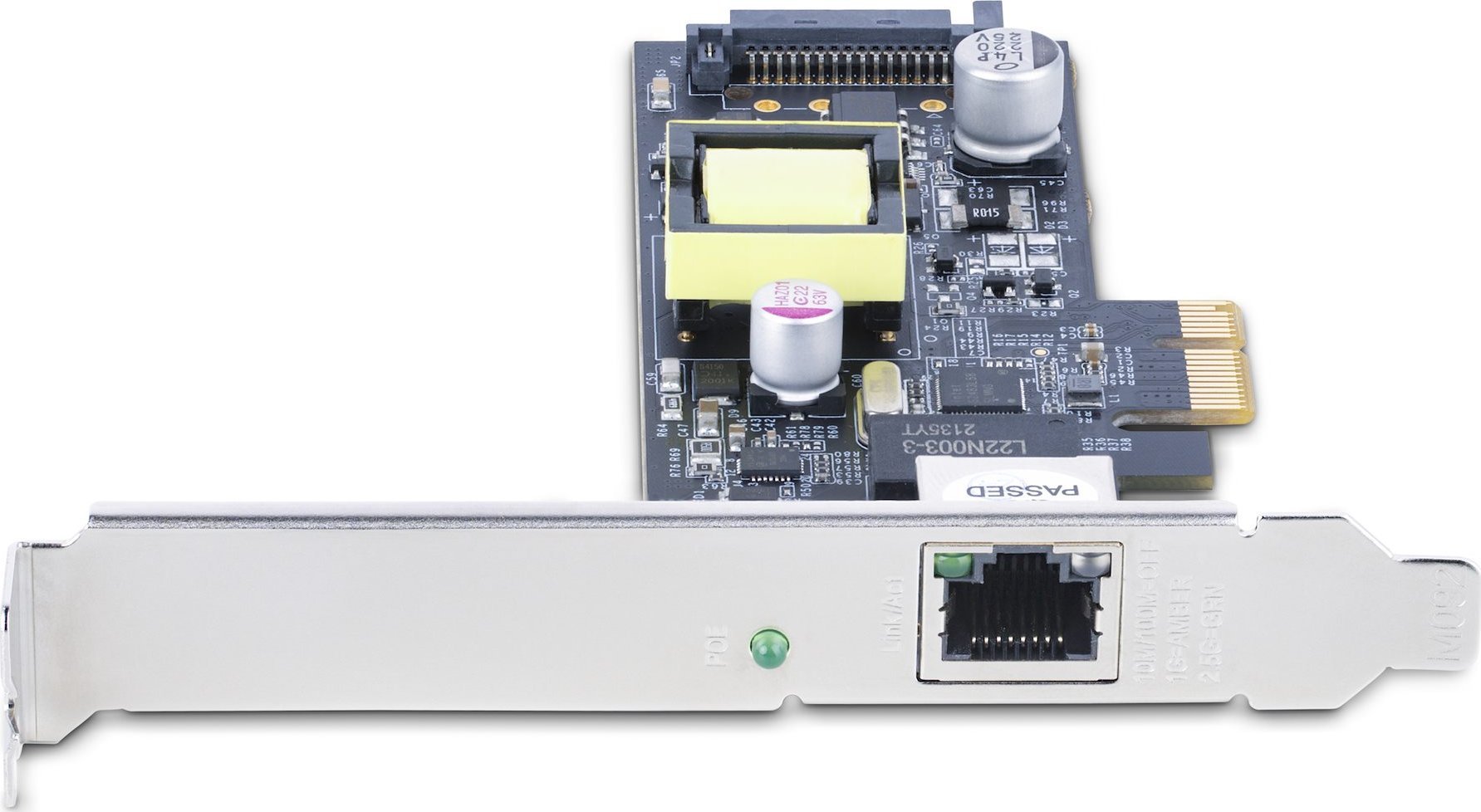 Kartë rrjeti StarTech.com Intel I225-V, 1 port 2.5Gbps, PoE 802.3af/at, PCI Express