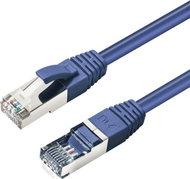 Kabllo rrjeti MicroConnect CAT6A S/FTP, 0.5m, LSZH, blu