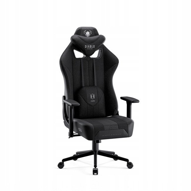 Karrige gaming Diablo X-Player 2.0 Small, rrotulluese, pëlhurë ergonomike, e zezë