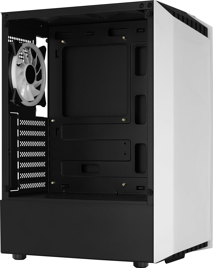Kuti kompjuteri Aerocool Bionic RGB, ATX, xham i temperuar, e zezë