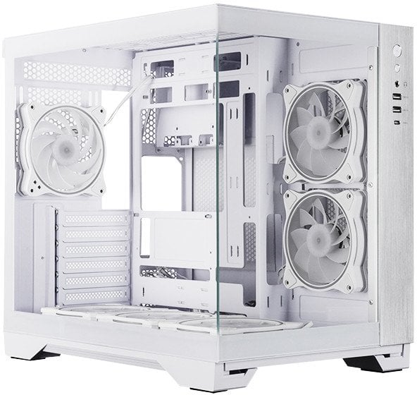 Kuti kompjuterike Chieftec Visio GM-30W-TG-OP, Tower ATX, 6 ventilatorë A-RGB, e bardhë