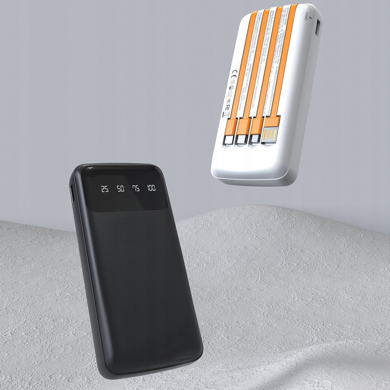 Power bank Dudao K6Pro, 10000mAh, porta USB C dhe Lightning, i zi