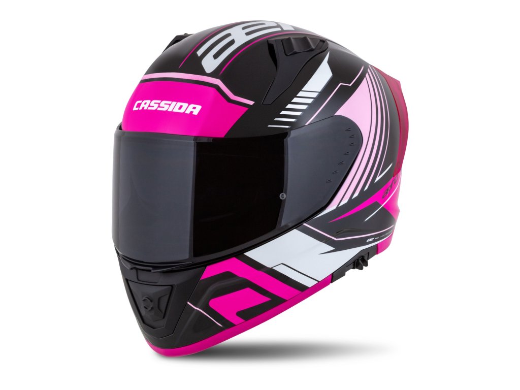 Helmetë moto Cassida Aero Drome 1870, full face, polikarbonat, e zezë