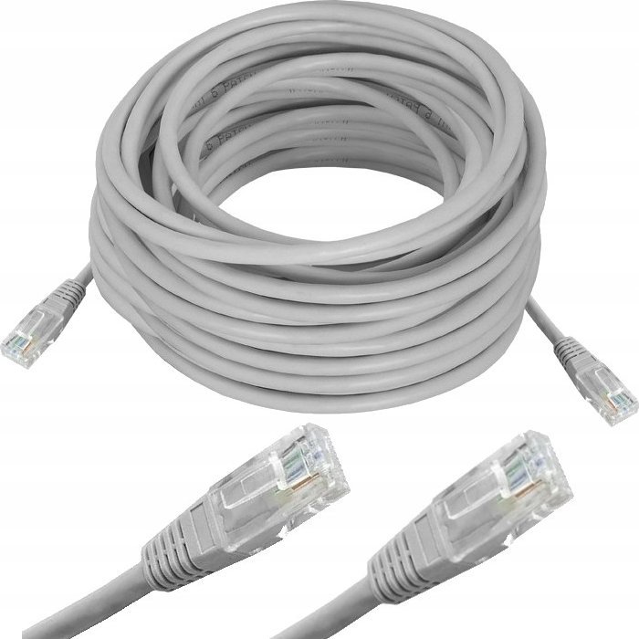 Kabllo rrjeti UTP CAT6E, RJ45 8P8C, 20m, gri