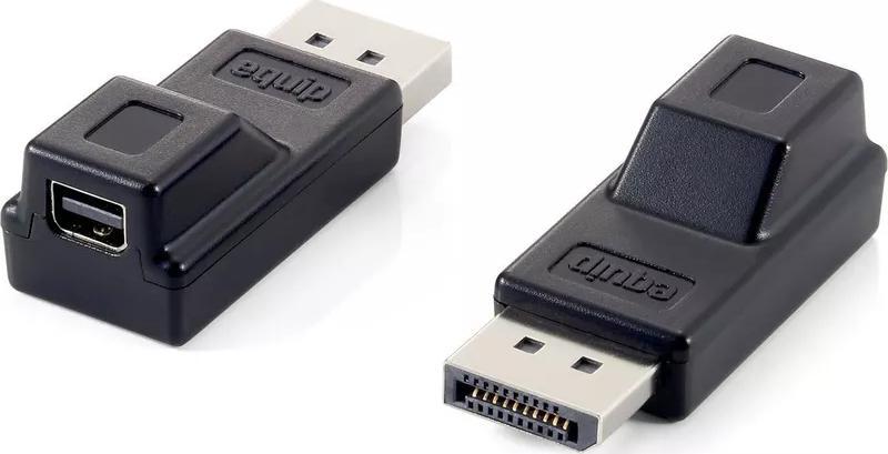 Adaptues DisplayPort në Mini DisplayPort equip 118916, 4K, i zi