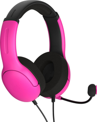 Kufje gaming PDP Airlite, me kabllo, për PlayStation, rozë