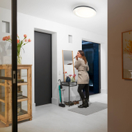Plafonierë Philips Hue White Ambiance Cher, LED, smart, e bardhë