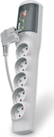 Kabllo energjie Acar XP Ultra, 5 priza, 3m, e hirtë