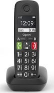Telefoni fiks Gigaset E290, analog, me receptor pa tel, i zi
