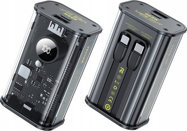 Powerbank Wekome WP-345, 10000 mAh, PD 20W, QC 22.5W, i zi