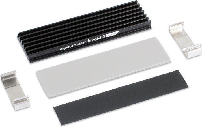 Ftohës pasiv SSD Aqua Computer kryoM.2 micro, për M.2 2280, alumini, i zi