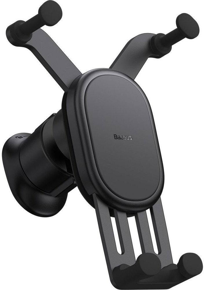 Mbajtëse gravitacionale për veturë Baseus Stable Gravitational Car Mount Pro, karikim wireless 15W, montim në grila ajri, e zezë