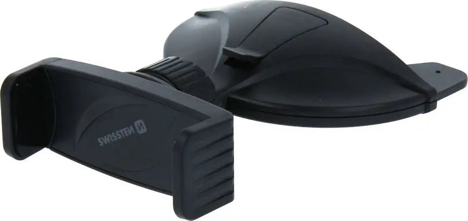 Mbajtëse telefoni Swissten S3-CD1, për CD player veture, mekanizëm mekanik, e zezë