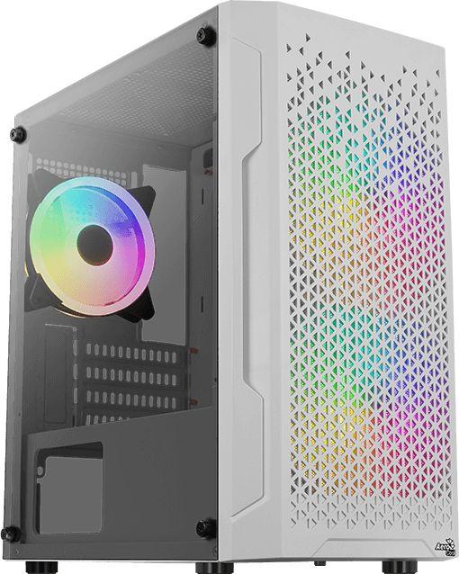 Kasë Aerocool Trinity Mini RGB, e bardhë, Mini Tower