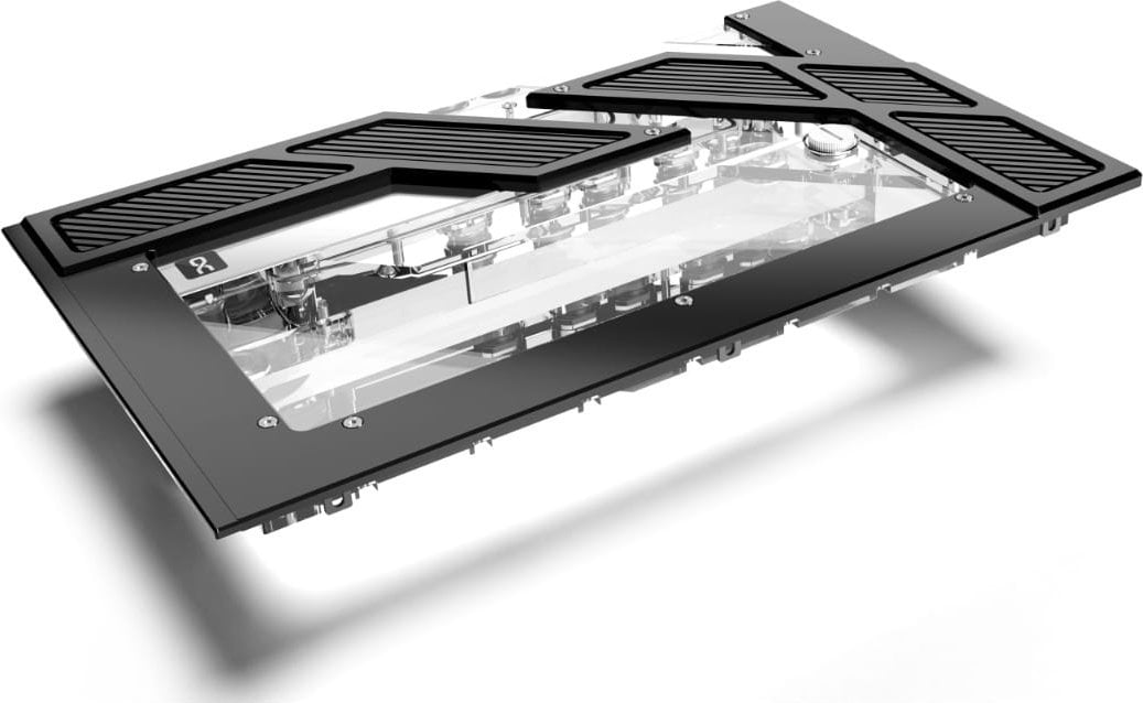 Pllakë shpërndarëse uji Alphacool Apex Distro Plate Y60, pompë D5 Apex, transparente