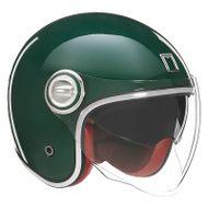 Helmetë motoçiklete Nox Premium Jet Heritage, polikarbonat, vizier kundër rrezeve UV, e zezë