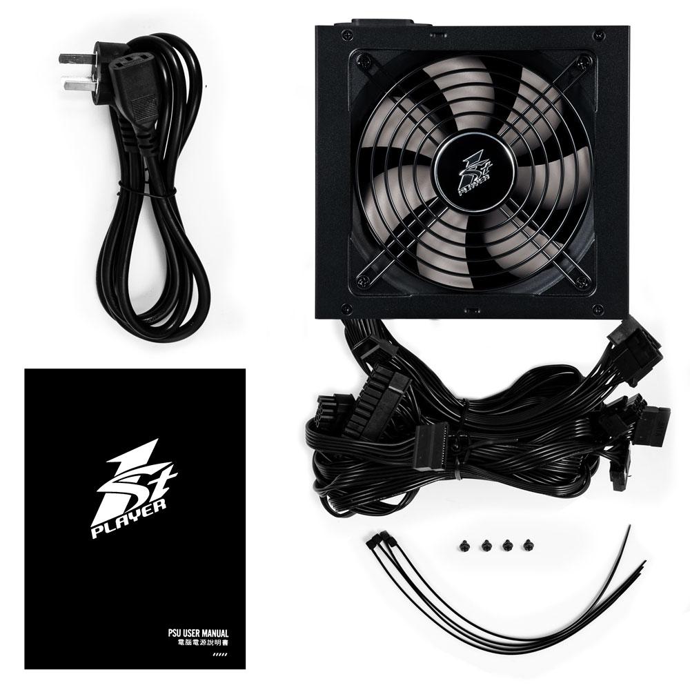 Furnizues energjie 1STPLAYER DK Premium, 800W, 80 Plus Bronze, i zi