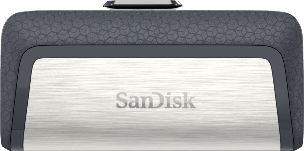 USB SanDisk Ultra Dual Drive, 256GB, USB 3.0, сива