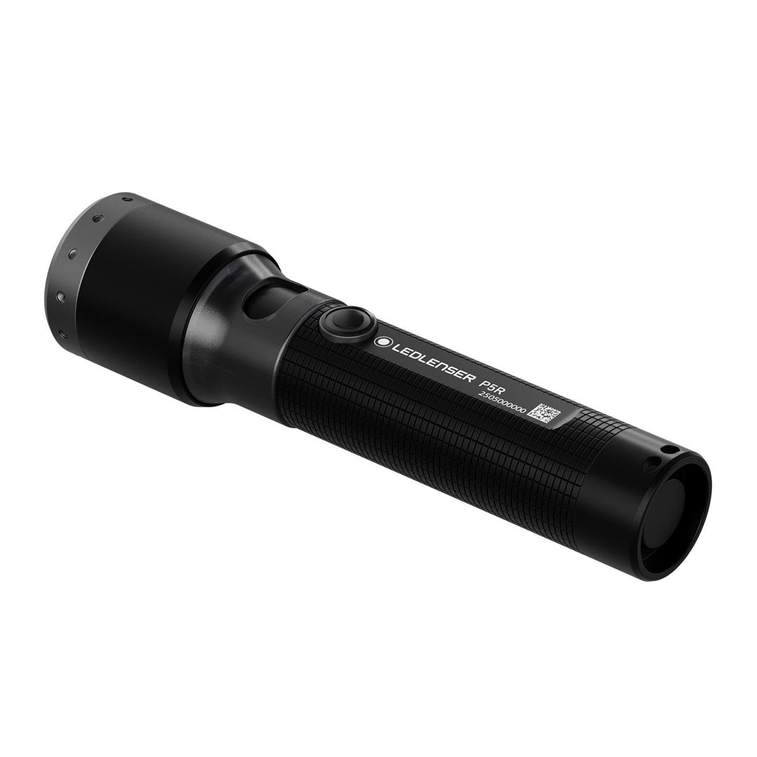 Elektrik dore Ledlenser P5R, 350 lm, i rikarikueshëm, i zi