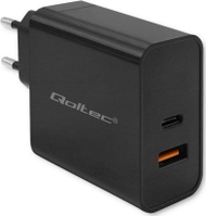Karikues Qoltec 52380 PD, USB Type C, Super Quick, i bardhë