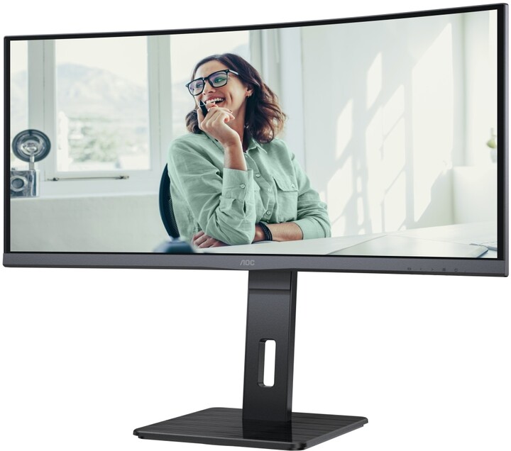 Monitor AOC CU34P3CV - LED, 34", UW-QHD, i zi