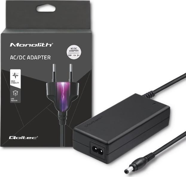 Adaptues rryme XY-050200, 5V 2A, konektor 5×3 mm, i zi
