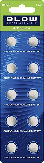 Bateri alkaline BLOW LR54 LR1130 AG10, 1.5V, paketim 10 copë
