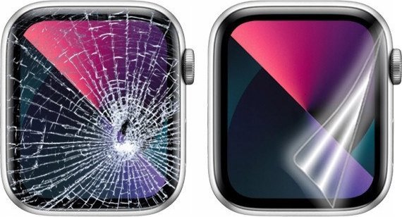 Mbrojtëse ekrani GrizzGlass Ceramic Film për Huawei Watch GT 2e 46mm, paketim 2 copë, transparente