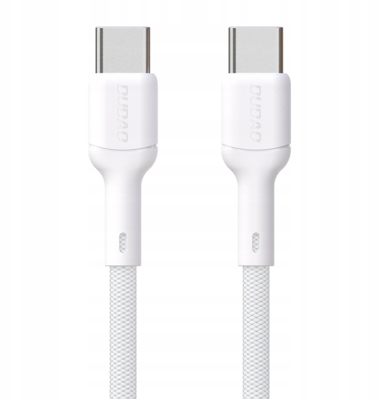 Kabllo USB C Dudao L9C, USB C në USB C, 2m, 65W, e bardhë