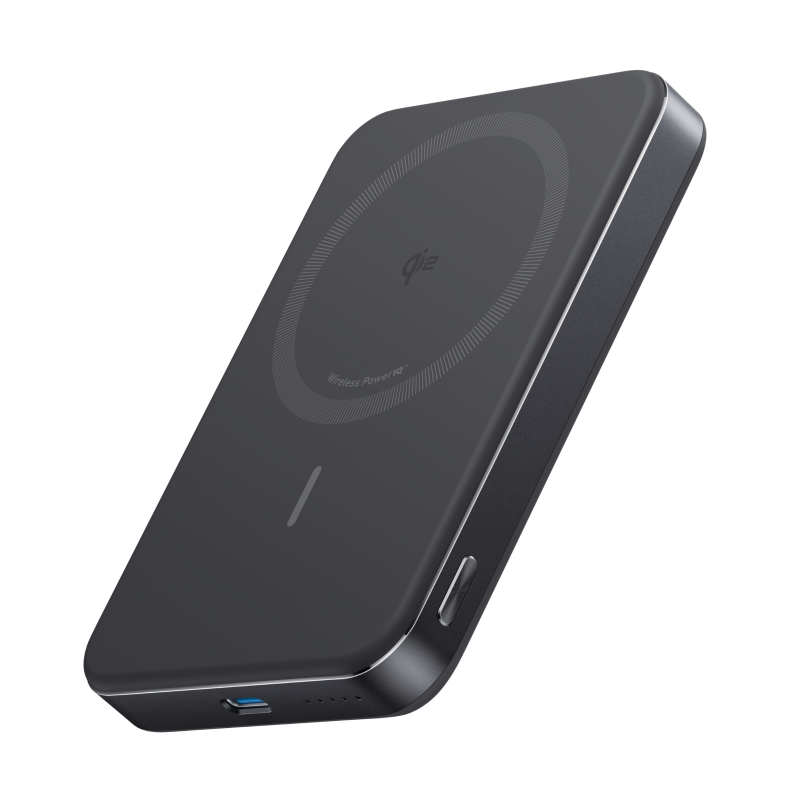 Karikues portativ Anker MagGo Power Bank, 10000mAh, magnetik Qi2 15W, i zi