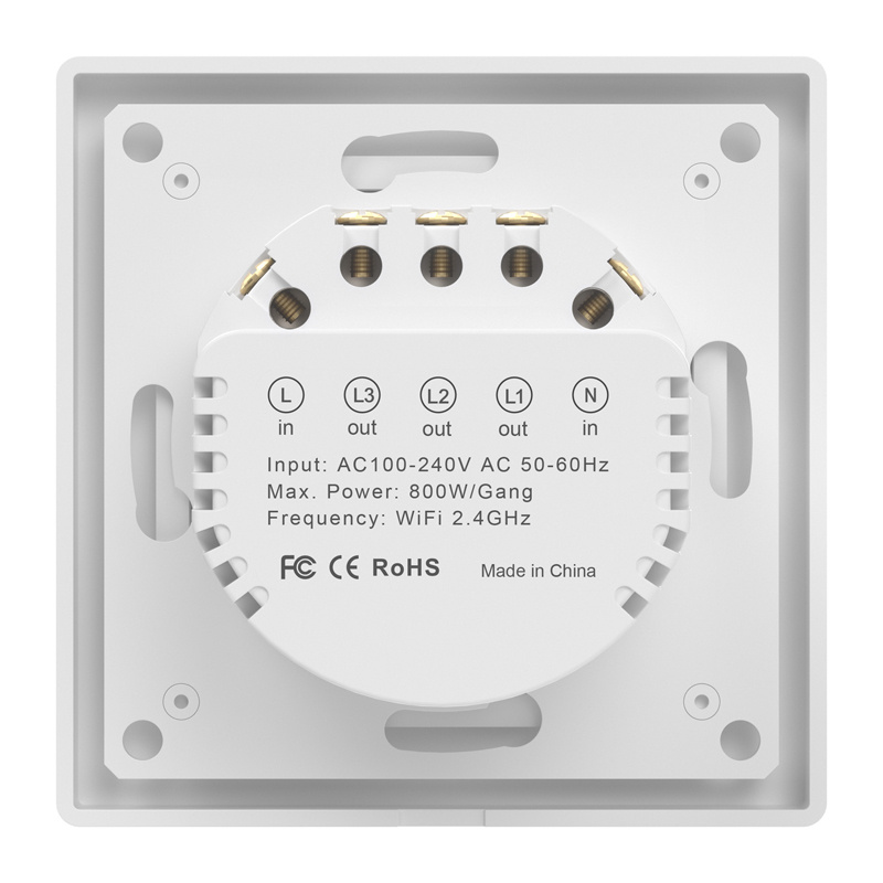 Çelës inteligjent Avatto TS20-EU-W3, WiFi, me prekje, i bardhë