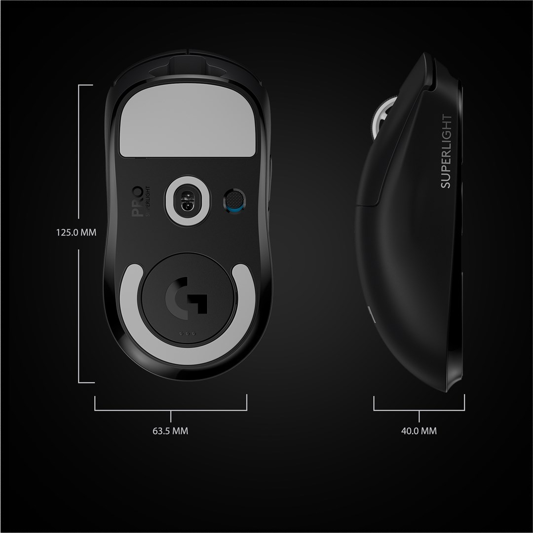 Maus gaming wireless Logitech G Pro X Superlight, sensor HERO 25K, 63g, i zi