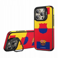 Mbulesë telefoni OCPC FC Barcelona, lëkurë PU, me mbajtëse, kundër rrëshqitjes
