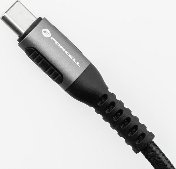 Kabllo karikimi Forcell F-energy C263, Type C në Type C, 240W 5A, 3m, e zezë