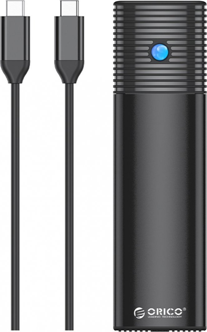 Kuti për SSD Orico M2 NVMe PWM2 G2 BK EP, USB C 10Gbps, alumini, e zezë