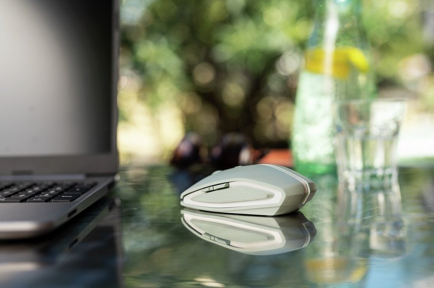 Mouse pa tel Cherry GENTIX BT, Bluetooth, 2000 DPI, jeshil Agave