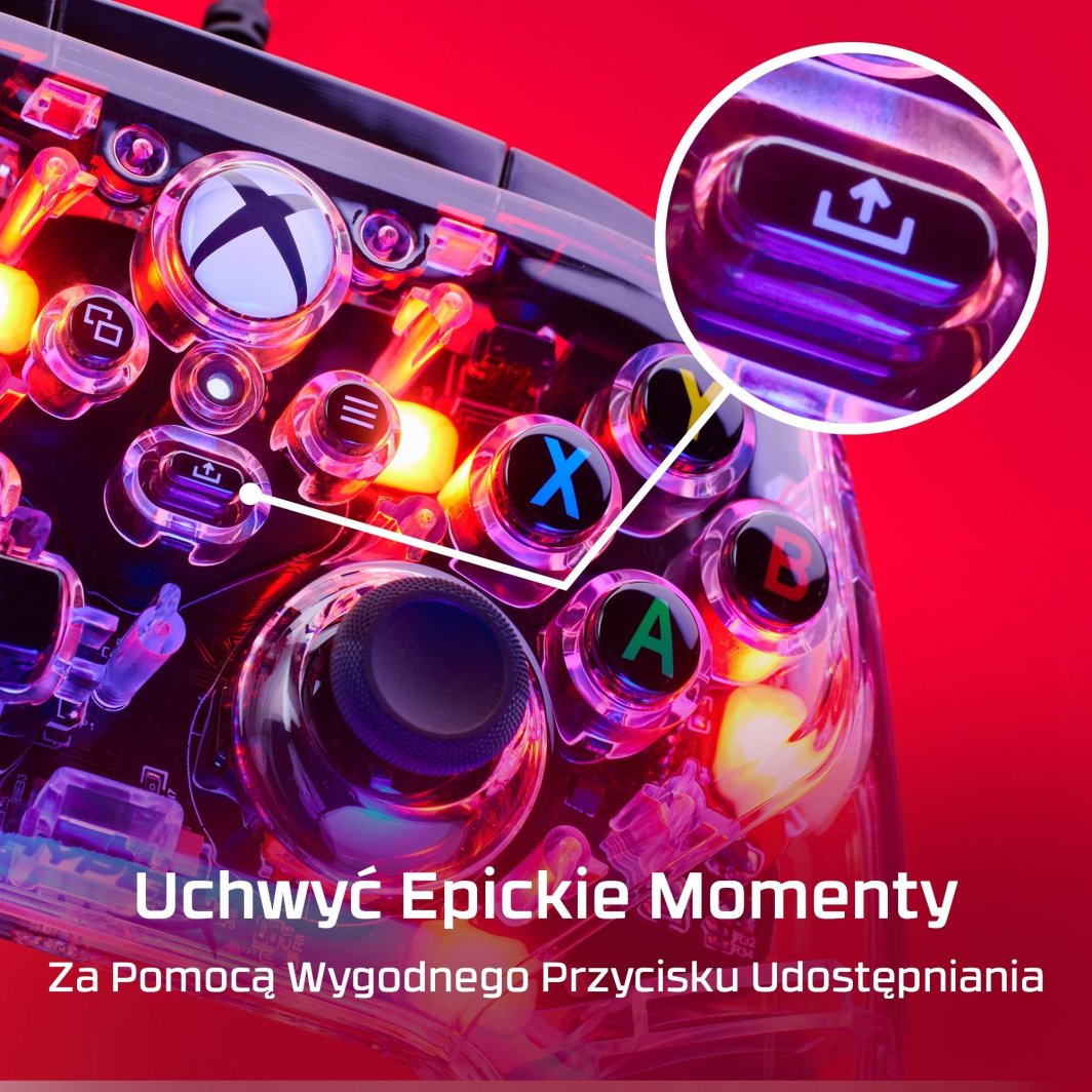 Kontroller HP HyperX Clutch Gladiate, me kabllo, i zi
