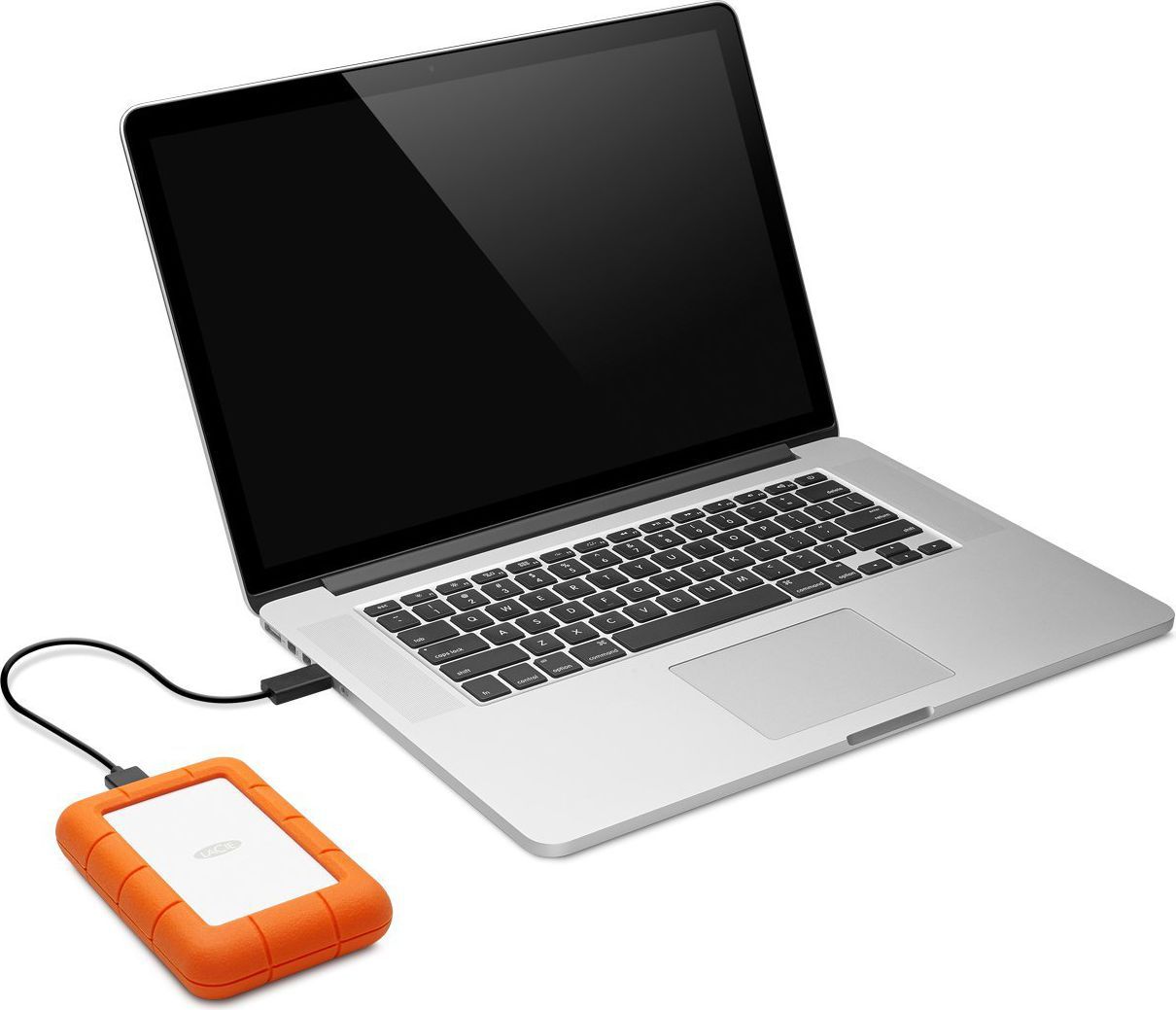 Hard disk i jashtëm LaCie Rugged STFR1000800, 1TB, USB C, portokalli