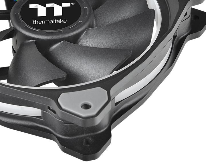 Ventilatorë RGB për PC Thermaltake Riing Plus 14, set 3 copë me hub, 140mm, shumëngjyrëshe