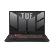 Laptop gaming ASUS TUF A17 FA707NUG HX156, 17.3", Ryzen 7, RTX 4050, 16GB RAM, gri