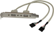 StarTech 2-портен USB A женски адаптер за плоча во слот
