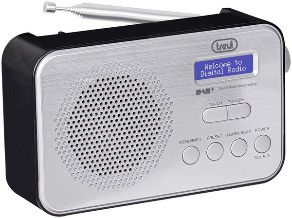 Radio portative Trevi DAB 7F92 R, e zezë