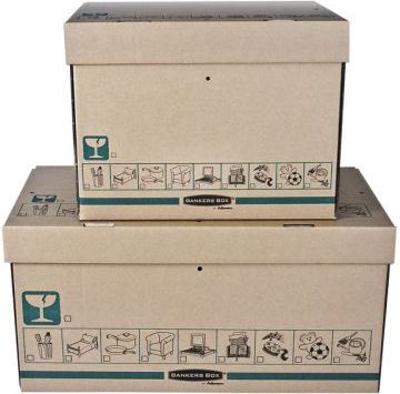 Kuti magazinimi Fellowes Extra Strong Medium, kapacitet 35kg, karton i bardhë