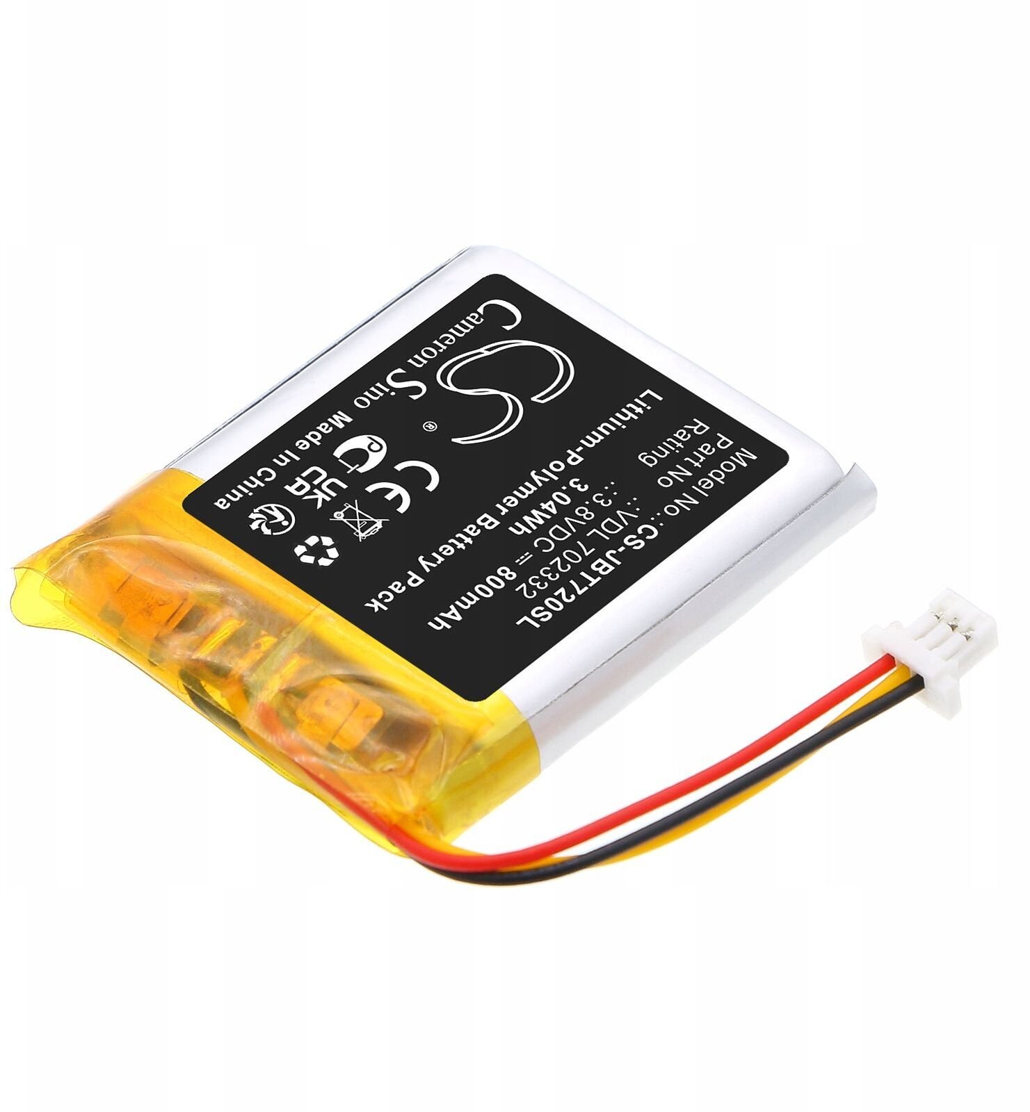 Bateri zëvendësuese JBL Tune 720 BT VDL 702332, 3.8V, 800mAh