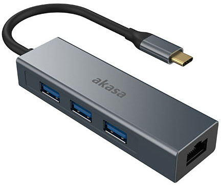 Stacioni Docking AKASA 4in1 USB 3.1 Type-C
