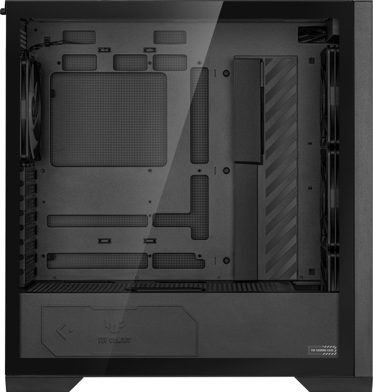 Kasë Asus TUF Gaming GT302 TG ARGB, e zezë, Midi Tower