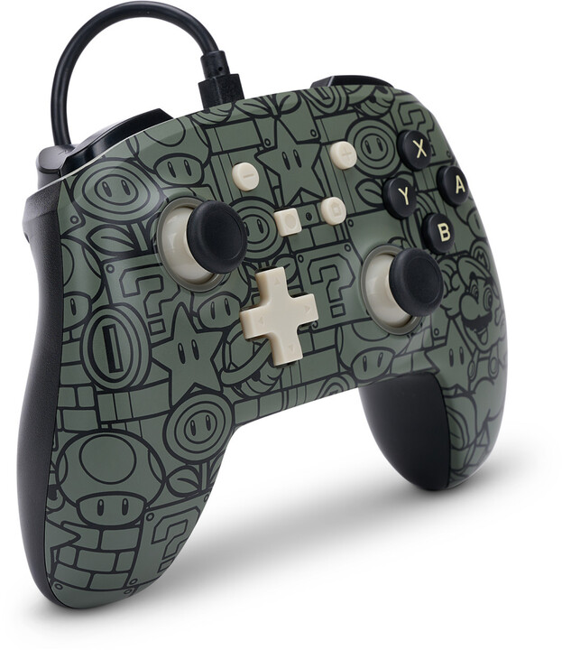 Kontroller PowerA Enhanced Wired Controller, Power-Up Mario (SWITCH)