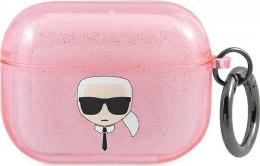 Mbështjellëse Karl Lagerfeld për Apple AirPods Pro, rozë