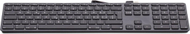 Tastierë LMP KB-1243, USB, me numpad, argjendtë